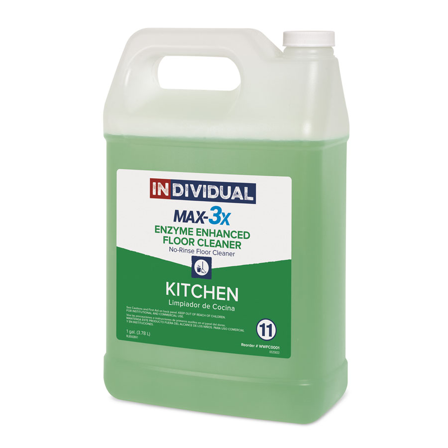 MAX-3X No-Rinse Floor Cleaner – 1 Gallon